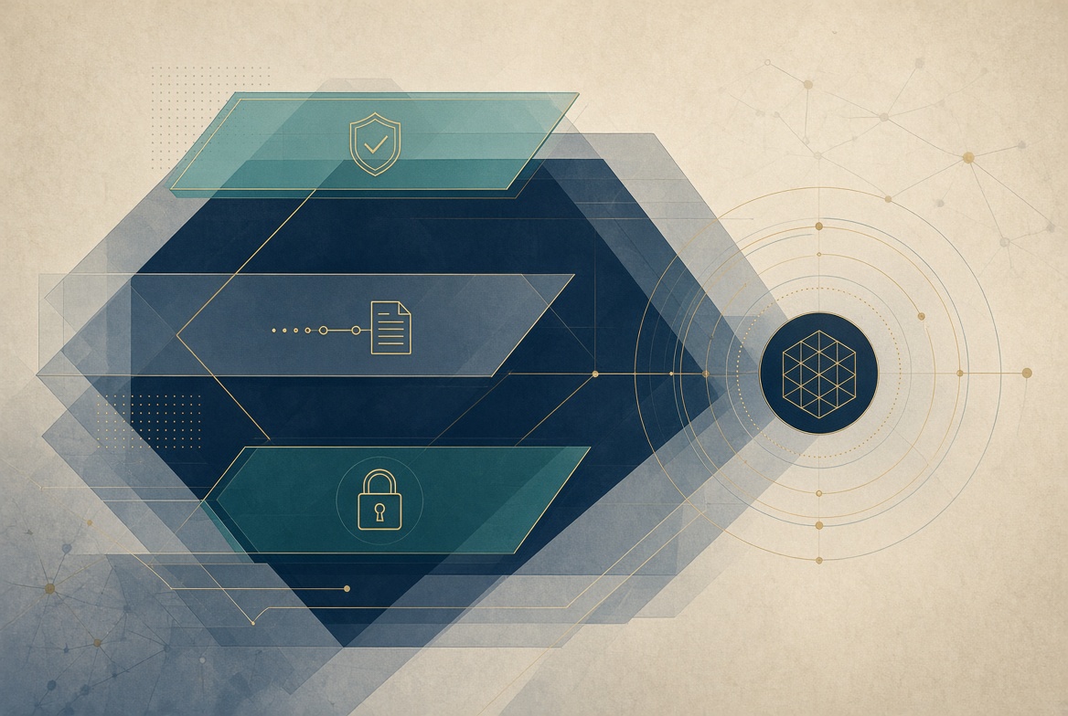 Corporate AI with governance: control and audit layers