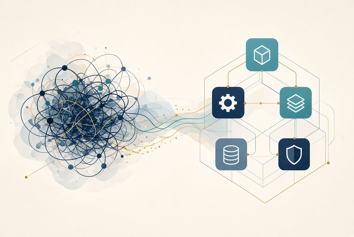 Less code: from complexity to modular architecture